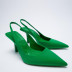 solid color pointed-toe high-heeled stiletto sandals  NSHYR123928