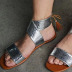 solid color/leopard print tassel casual flat sandals NSHYR123929