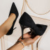 leopard print/black pointed low-top suede high-heeled shoes NSHYR123936