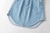 Falda de mezclilla con dobladillo redondeado y lengüeta de talle alto NSXDX117338