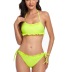 solid color tube top briefs bikini set NSVNS117422