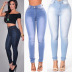 high waist stretch slim-fit jeans NSGJW117448