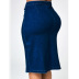 single breasted denim sheath skirt  NSGJW117519