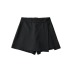 solid color slit wide leg shorts NSXDX117530