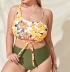 sexy plus size floral bikini swimsuit NSVNS117552