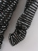 vestido ajustado de manga larga con lentejuelas y cuello en V NSXFL117691