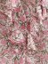 long-sleeved v neck ruffle floral shirt NSXFL117698