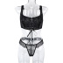 lace stitching lace suspender top split underwear set NSWY117852