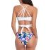 print backless lace-up bikini two-piece set NSVNS117879