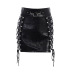 gothic style hollow drawstring straps short skirt  NSGYB117956