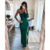 solid color slanted shoulder slit prom dress NSOYL117967