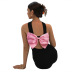 hanging neck backless bow slim short dress NSJLL118013