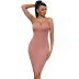 sling wrap chest backless tight strech solid color dress NSYSM123944