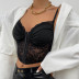lace breasted sling slim backless vest NSFH123981