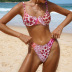 print sling backless high waist bikini two-piece set NSQYD124154