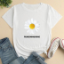 Camiseta holgada de manga corta con estampado floral NSYAY126909