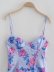 Sling wrap chest backless slim Flower Print Dress NSAM126106