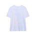 printed round neck short-sleeved loose T-shirt NSAM126121
