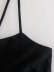 sling backless slim drawstring solid color dress NSAM126420