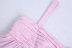 suspender layered stitching backless solid color poplin dress NSAM126422