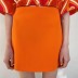 high waist slim straight solid color skirt NSLAY126871