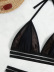 bikini de malla con cuello halter atado NSZO126472