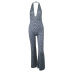 printed slim hanging neck backless V-neck jumpsuit NSJYF126640