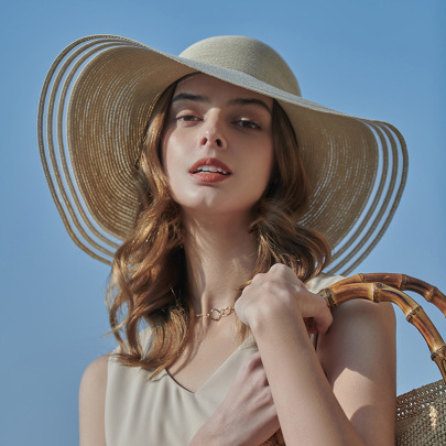 Oversized Foldable Sunscreen And UV Protection Beach Hats NSKJM126654
