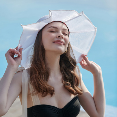 Irregular Big-brimmed Sunscreen And UV Protection Hats NSKJM126657