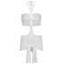 hanging neck wrap chest backless hollow lace-up one-piece swimsuit and skirt set NSKAJ126722