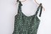 suspender backless low-cut slim floral dress NSAM126751