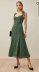 Slim Sling backless low-cut long Floral Dress NSAM126753