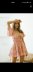 vestido floral corto con cordones y manga corta NSAM126754