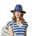 solid color straw sunscreen and UV protection bucket hat NSKJM126771