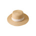 flat brim flat top straw bow bucket hat NSKJM126777