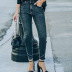 jeans ajustados de cintura alta con costuras NSARY126809