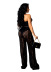 backless lace one-word neck see-through jumpsuit NSOSM126826
