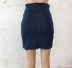 Waist Stretch Denim Short Skirt NSQDH126901