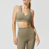hip-lifting high-elastic hollow high waist vest and pant yoga set NSMXS127085