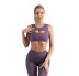 hip-lifting high-elastic sleeveless hollow high waist slit vest and pant yoga set NSMXS127087
