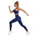 hip-lifting high-elastic sling hollow high waist solid color vest and pant yoga two-piece set NSMXS127089