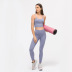 chaleco de yoga de color liso con almohadilla en el pecho y tirantes finos multicolores NSDQF127093