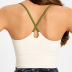 hit color stitching stretch simple yoga vest  NSDQF127097