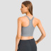 solid color with chest pad shock-proof yoga vest  NSDQF127101