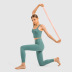 chaleco de yoga a prueba de golpes con almohadilla en el pecho de color sólido NSDQF127101