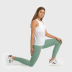 solid color tight-fitting high waist yoga pants NSDQF127108