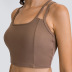 solid color cross double shoulder strap high elastic yoga underwear NSDQF127110