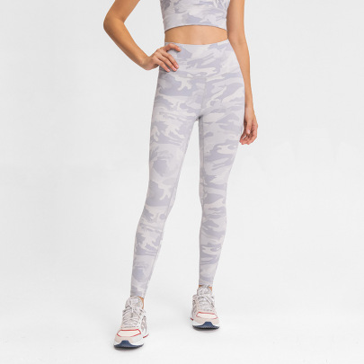 Pantalones De Yoga Ajustados Elásticos Ajustados Para Correr Glúteos De Cintura Alta Multicolores NSDQF127114