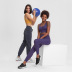 Pantalones de yoga ajustados elásticos ajustados para correr glúteos de cintura alta multicolores NSDQF127114