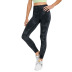 pantalones de yoga elásticos de elevación de cadera de cintura alta de color sólido/impreso NSDQF127116